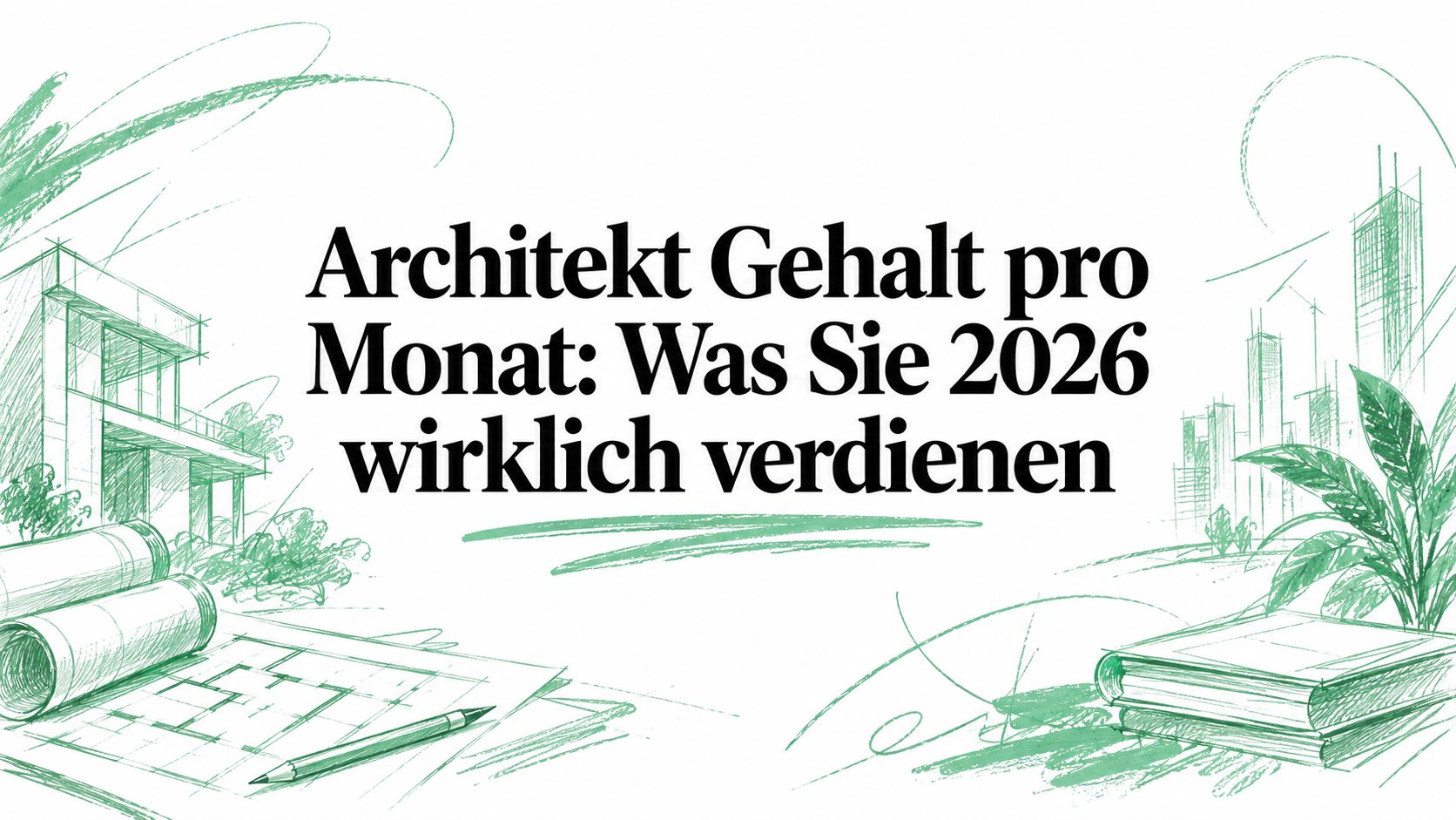 Architekt Gehalt pro Monat: Was Sie 2026 wirklich verdienen